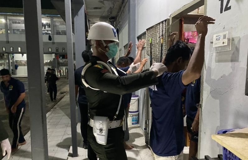 Razia Mendadak Lapas Narkotika Samarinda