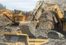 Alat berat tambang di Kalimantan Timur
