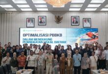 Forum Konsultasi Publik (FKP) Pemungutan PBBKB Tahun 2026 di Kantor Bapenda Kaltim, Selasa (22/9/2026).