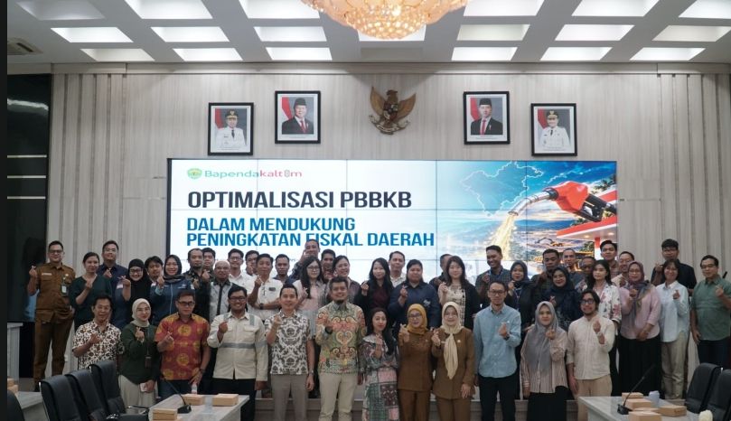 Forum Konsultasi Publik (FKP) Pemungutan PBBKB Tahun 2026 di Kantor Bapenda Kaltim, Selasa (22/9/2026).