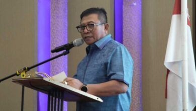 Saefuddin Zuhri menghadiri penyerahan BSNT secara simbolis di Ruang Serbaguna Lantai VI Bankaltimtara Cabang Utama Samarinda