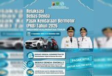 Pengumuman yang dipublikasi Badan Pendapatan Daerah Kalimantan Timur (Bapenda Kaltim)