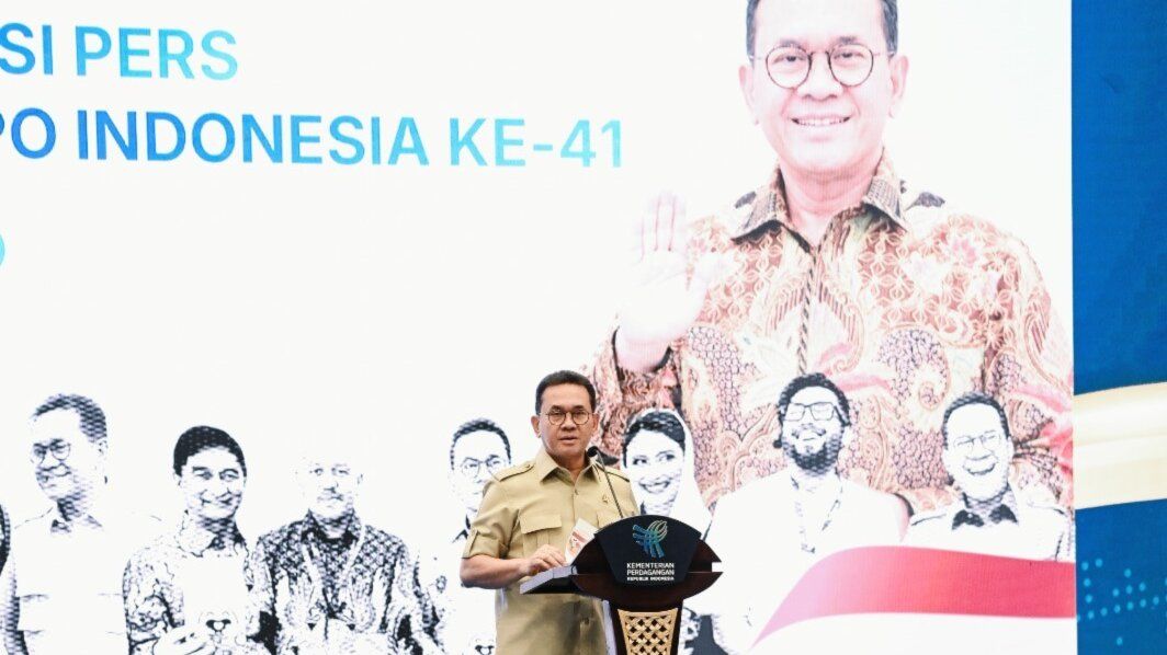Trade Expo Indonesia 2026 - Menteri Perdagangan Budi Santoso saat meninjau paviliun utama dalam penutupan Trade Expo Indonesia 2026 yang mencatatkan transaksi melampaui target.