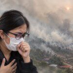 Infeksi saluran pernapasan akut (ISPA) akibat paparan asap karhutla