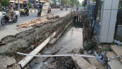 Pengerjaan drainase di Kota Samarinda (ist)