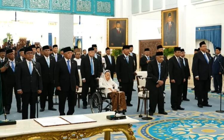 Presiden Prabowo Subianto resmi melantik anggota Dewan Pertimbangan Presiden (Wantimpres)