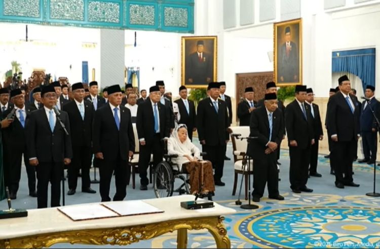 Presiden Prabowo Subianto resmi melantik anggota Dewan Pertimbangan Presiden (Wantimpres)