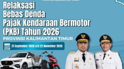 Program relaksasi atau pemutihan pajak kendaraan di Kalimantan Timur (Kaltim)