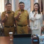 Wakil Wali Kota Samarinda, Saefuddin Zuhri menerima audiensi perwakilan Vingroup di Ruang Rapat Wakil Wali Kota, lantai III Balai Kota Samarinda, Senin (19/10/2026).