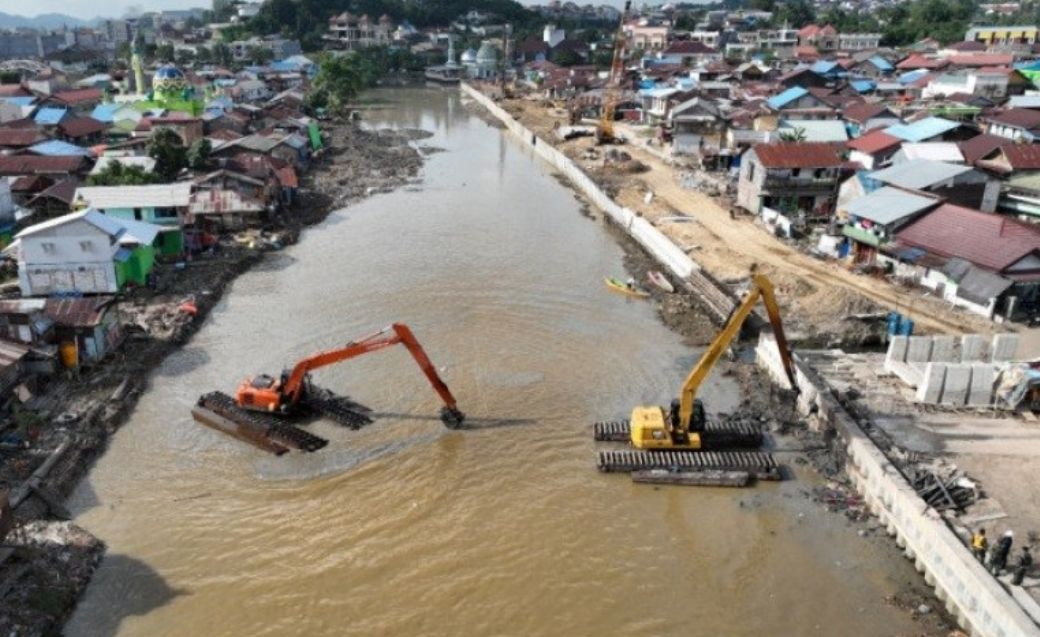 Bantaran Sungai Karang Mumus di Samarinda