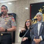 Kapolri Jenderal Suyudi Ario Seto menerima audiensi Menteri Komunikasi dan Digital (Menkomdigi) Meutya Hafid di Gedung Utama Mabes Polri, Jakarta Selatan, Selasa (27/10/2026).