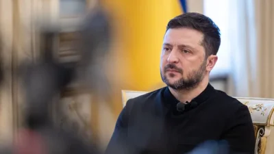 Presiden Ukraina Volodymyr Zelensky