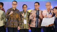 ekspor APP Group - Perwakilan APP Group saat melakukan penandatanganan kesepakatan dagang internasional di ajang Trade Expo Indonesia (TEI) 2026.
