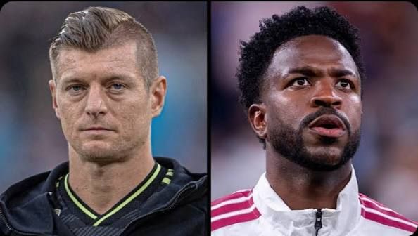 Toni Kroos dan Vinicius Jr