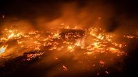 kasus pembakaran lahan - Tim penyidik Polda Kalsel saat melakukan olah TKP dan pemasangan garis polisi di area konsesi lahan yang terbakar di Kalimantan Selatan.