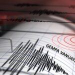 gempa dahsyat m7,2 - Ilustrasi peta wilayah dan pemantauan gempa bumi global oleh lembaga geologi internasional.